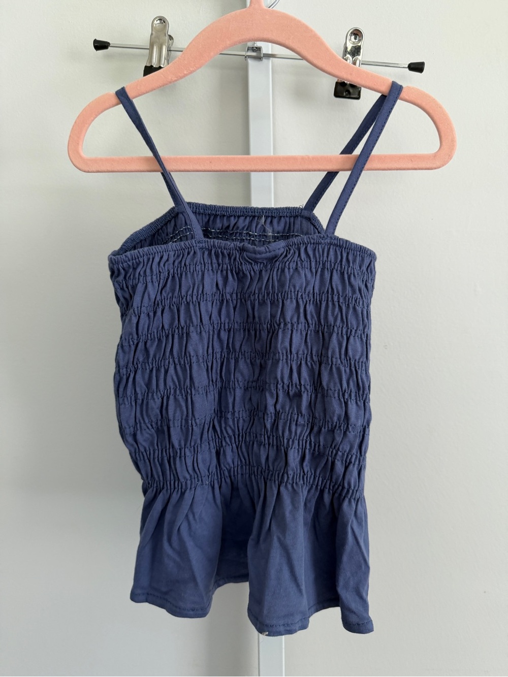 Zara kids Girls' Navy Blue Shirred Tank Topsize 8-9